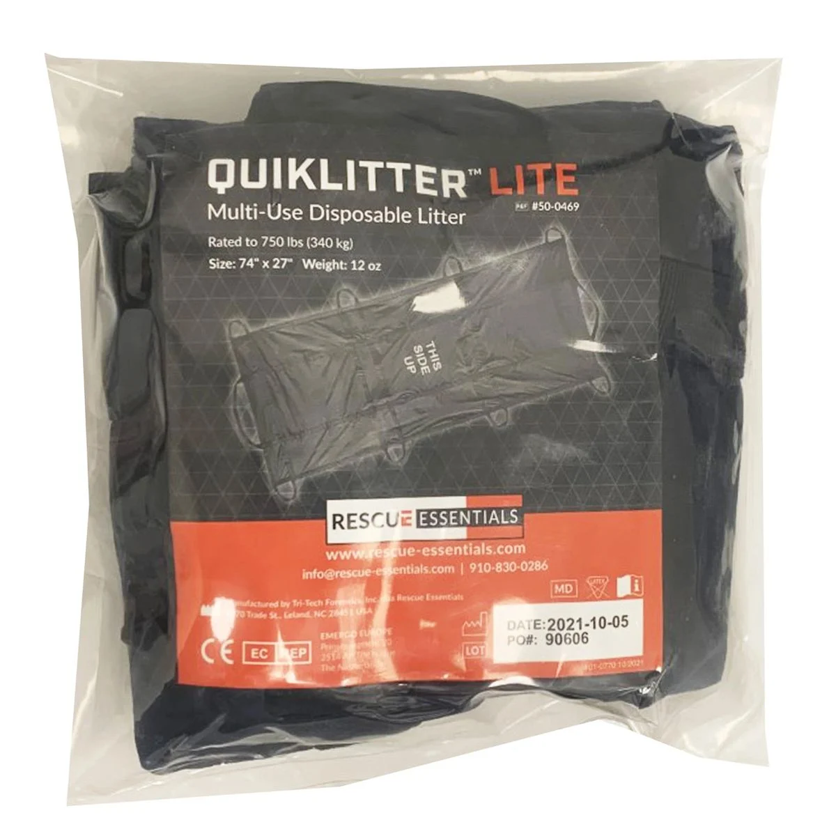 RE QuikLitter LITE Portable Trauma Stretcher - Detail View 4