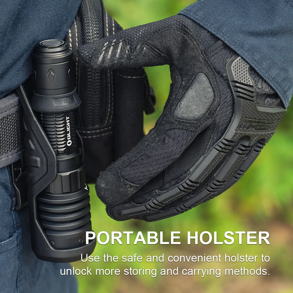 Warrior X 4 USB-C and MCC Rechargeable Tactical Flashlight With Holster - Detail View 10