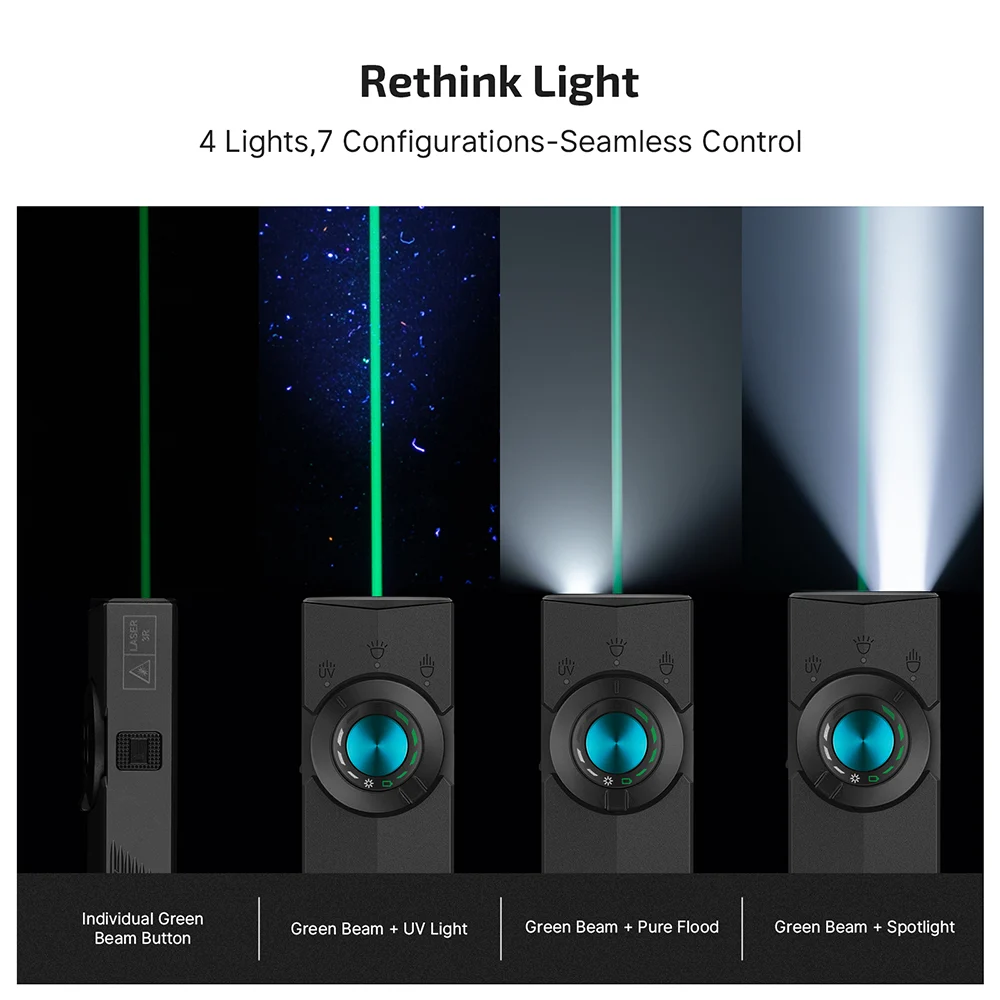 ArkPro – Flat Unibody EDC Multi-Source Flashlight and Laser - Detail View 10